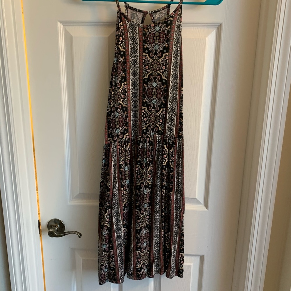 Francesca’s patterned dress